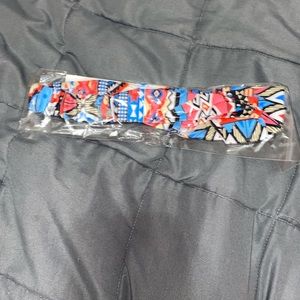cute aztec pattern headband never used